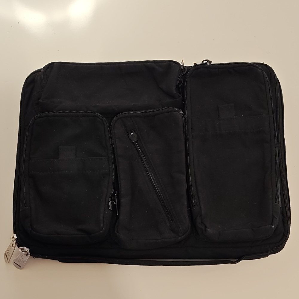 Laptop Bag Sleeve With Multiple Pockets, Made In Japan
